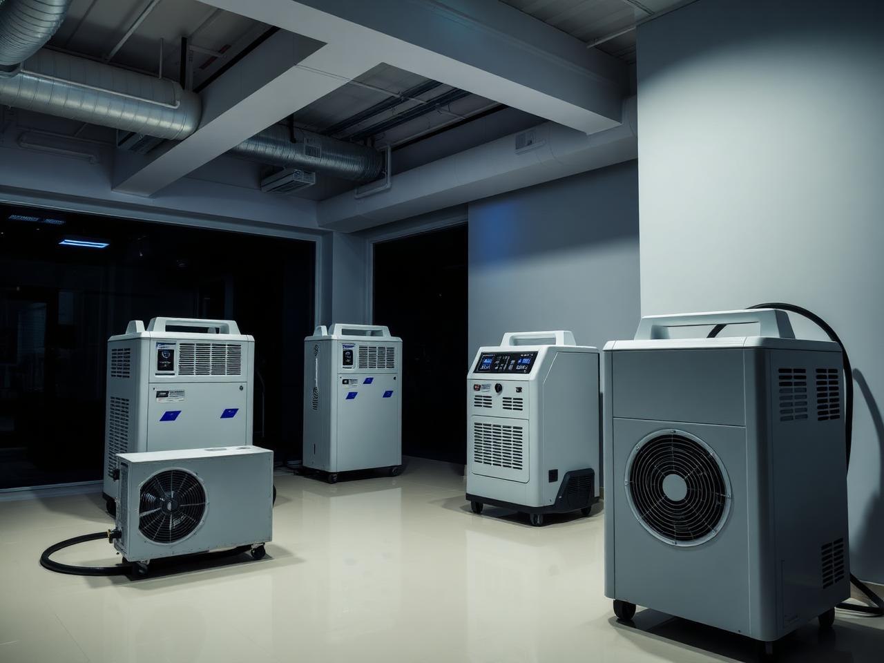 Industrial fire and water damage restoration equipment